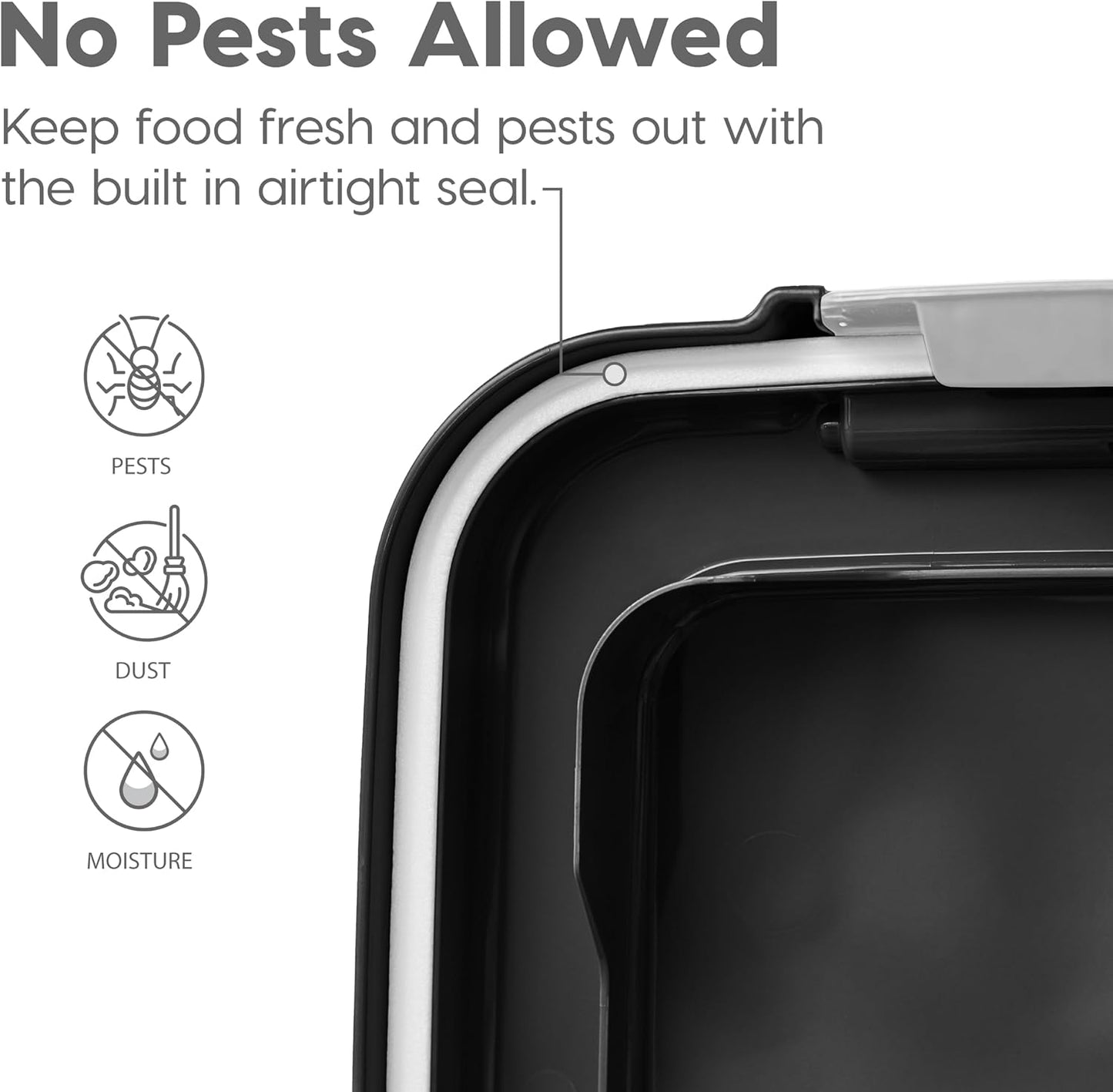 FreshBite™ Airtight Pet Food Storage – Keep Every Kibble Crunchy & Contained