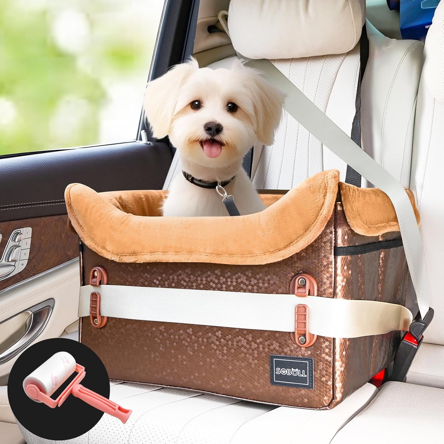 CozyRide Pet Car Seat – Waterproof, Secure & Travel-Ready Comfort for Small Dogs