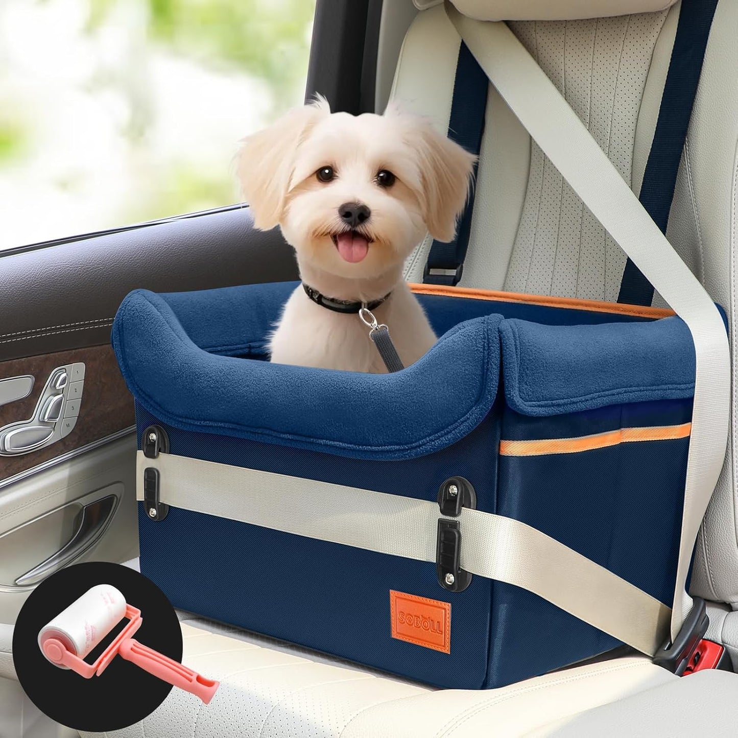 CozyRide Pet Car Seat – Waterproof, Secure & Travel-Ready Comfort for Small Dogs