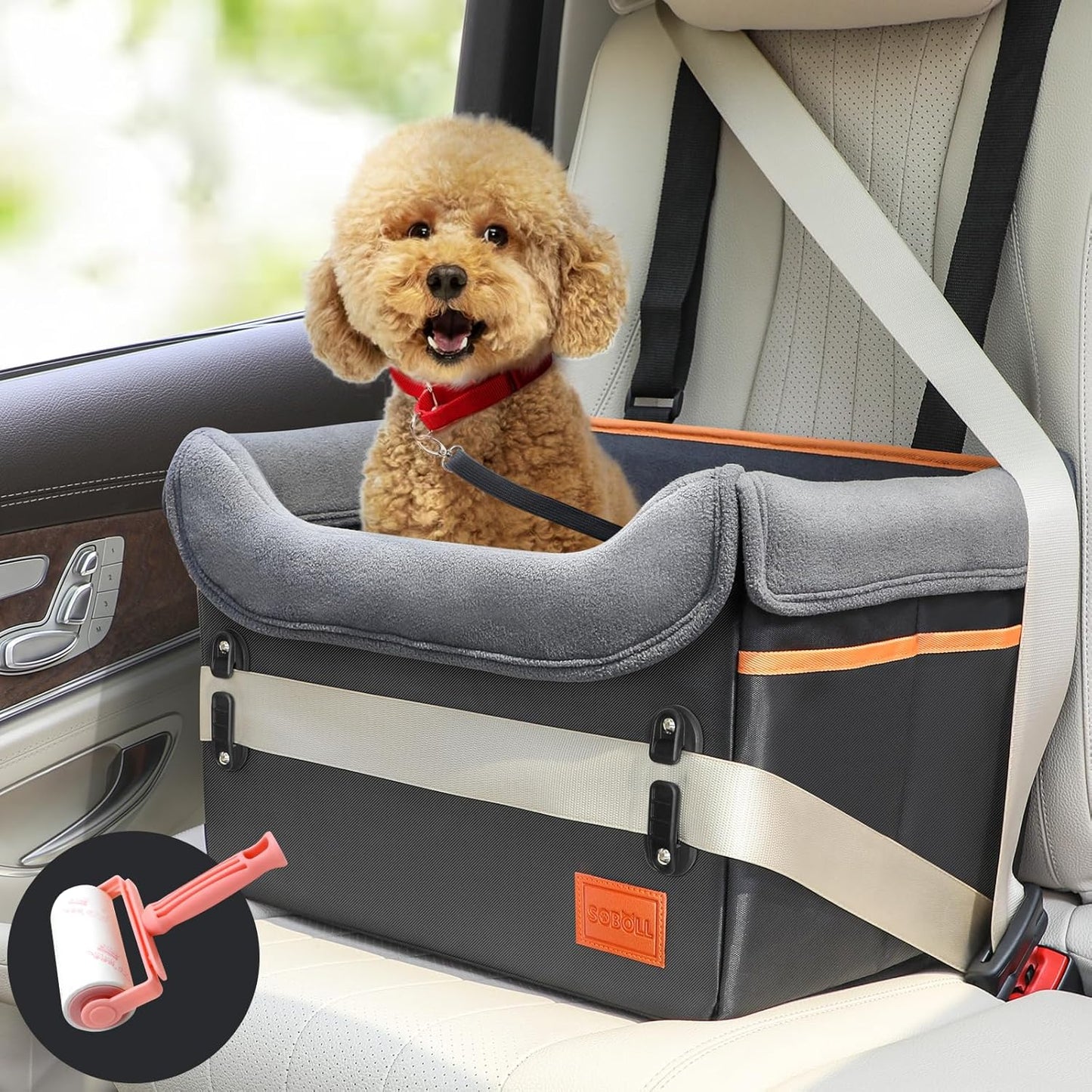 CozyRide Pet Car Seat – Waterproof, Secure & Travel-Ready Comfort for Small Dogs
