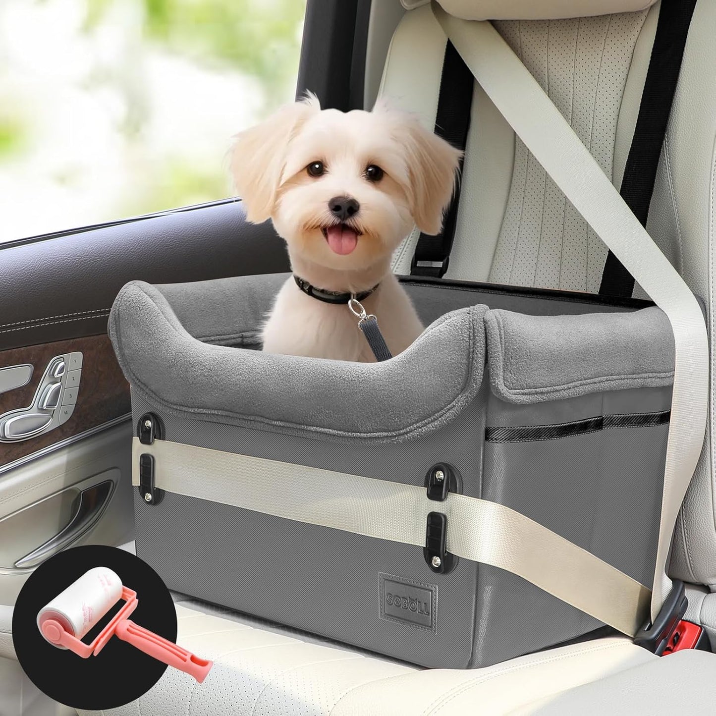CozyRide Pet Car Seat – Waterproof, Secure & Travel-Ready Comfort for Small Dogs
