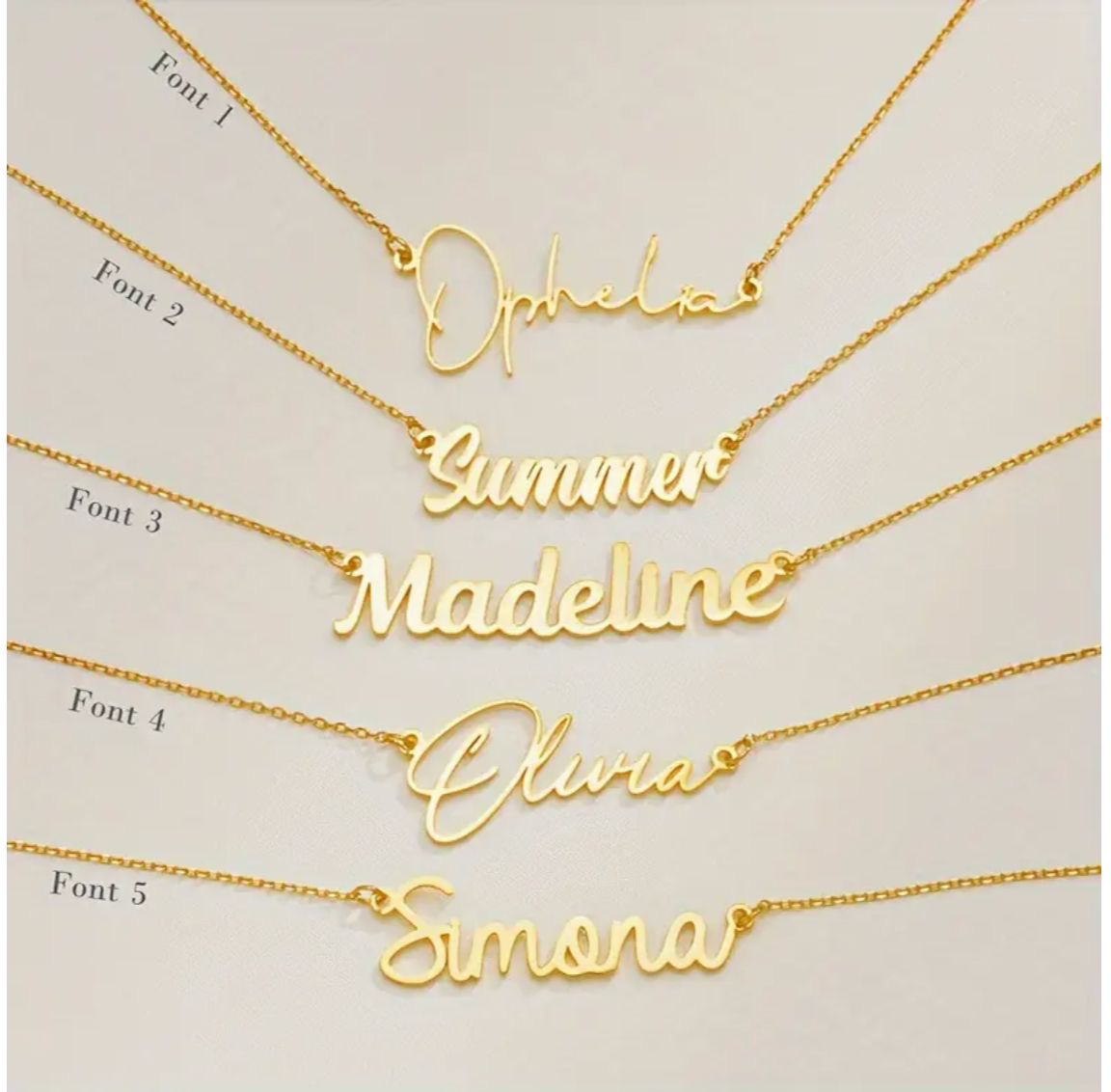 🔥 Custom Name Necklace – Personalized Jewelry for Any Occasion ✨