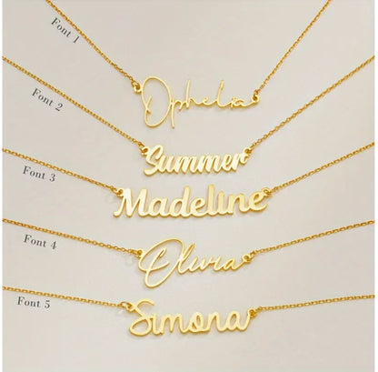 🔥 Custom Name Necklace – Personalized Jewelry for Any Occasion ✨