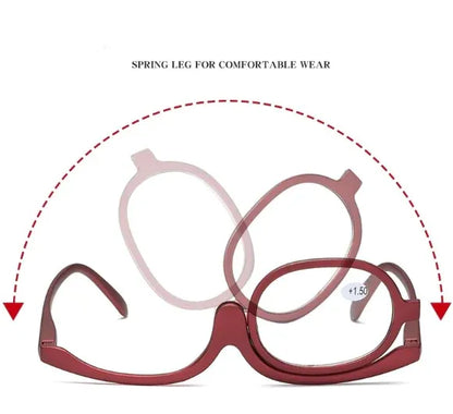 Rotating Makeup Glasses