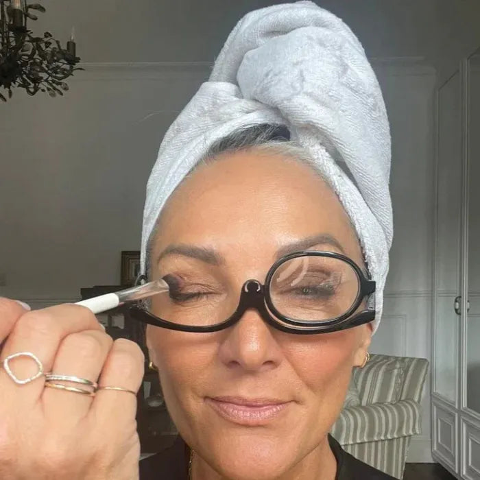 Rotating Makeup Glasses