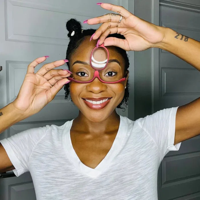 Rotating Makeup Glasses